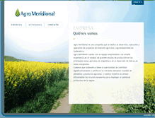 Tablet Screenshot of agromeridional.com